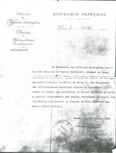 Ministère des Affaires etrangères