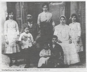 1912 Bagdad famille Juive