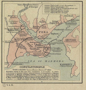 Carte de Constantinople